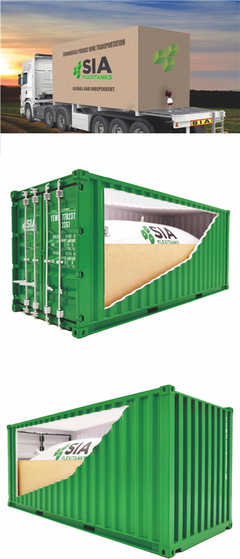 SIA液袋20GP1:20貨柜模型及移動廁所 海藝坊模型工廠的創(chuàng)新之作