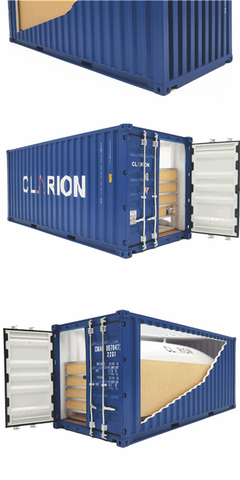 液袋模型與移動廁所 海藝坊1:20集裝箱液袋模型的工藝與應用