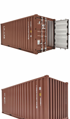 海神&TEX雙拼模型 1:20貨柜定制新選擇，盡在海藝坊